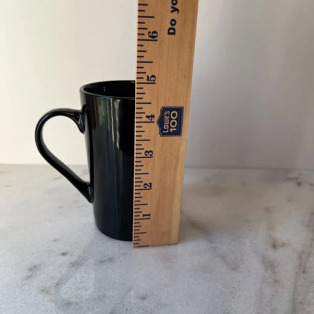 Black Starbucks mug